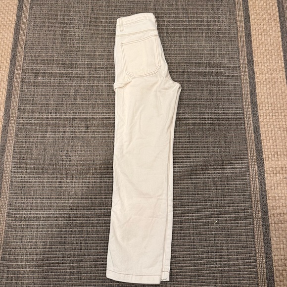 S.O.N.G. Cream Carpenter 90’s Boyfriend Straight Jeans - Picture 1 of 3